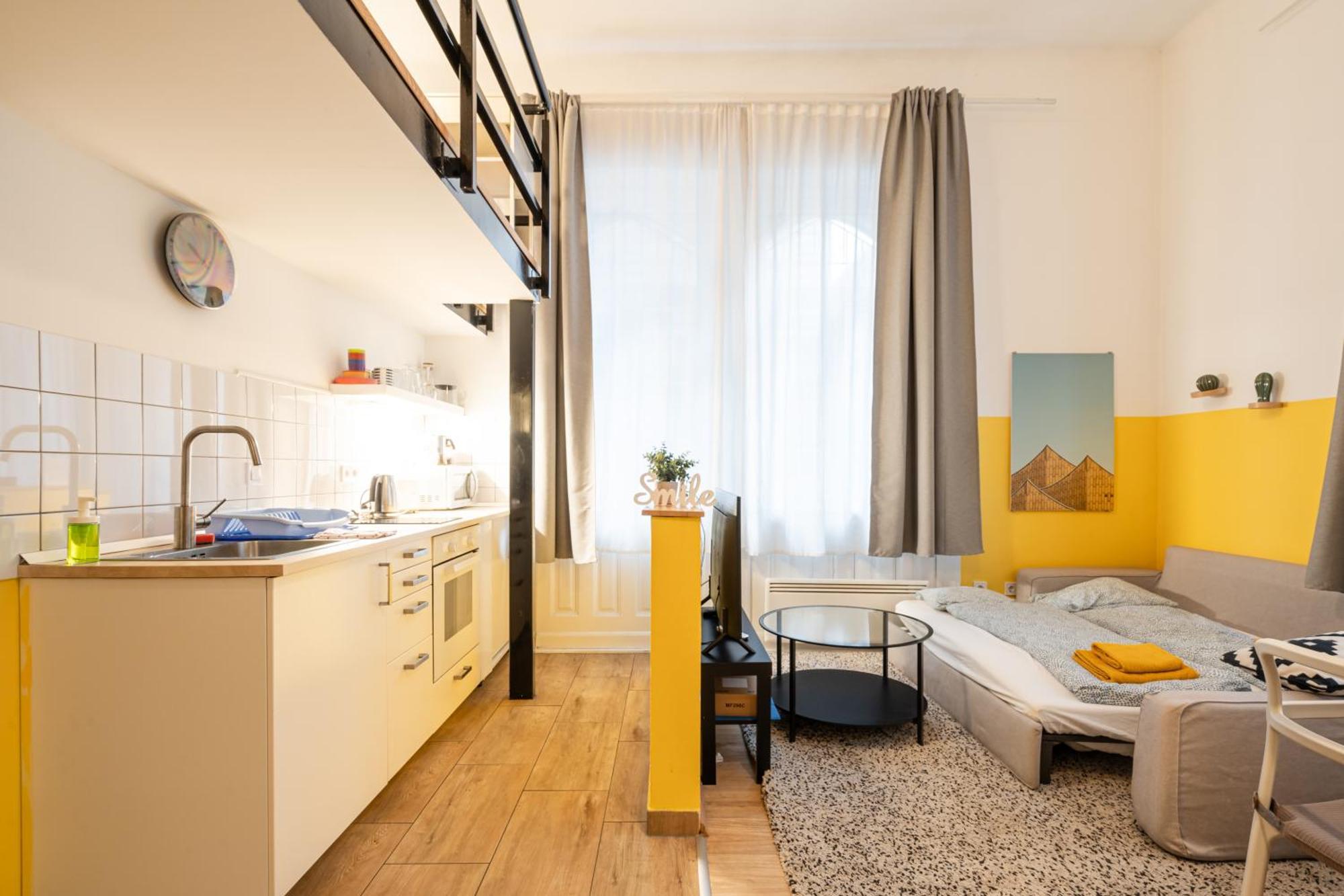Charming Studio In The Heart Of The Jewish Quarter W41 Yellow Budapest Eksteriør billede